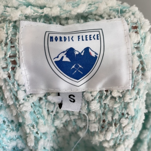 Nordic Fleece Stockholm Mint Popcorn Small Sweater - Picture 4 of 5